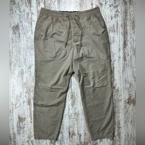 Men’s Lululemon Athletica ABC Tan beige Jogger Everyday Comfort M5ADLS Large EUC